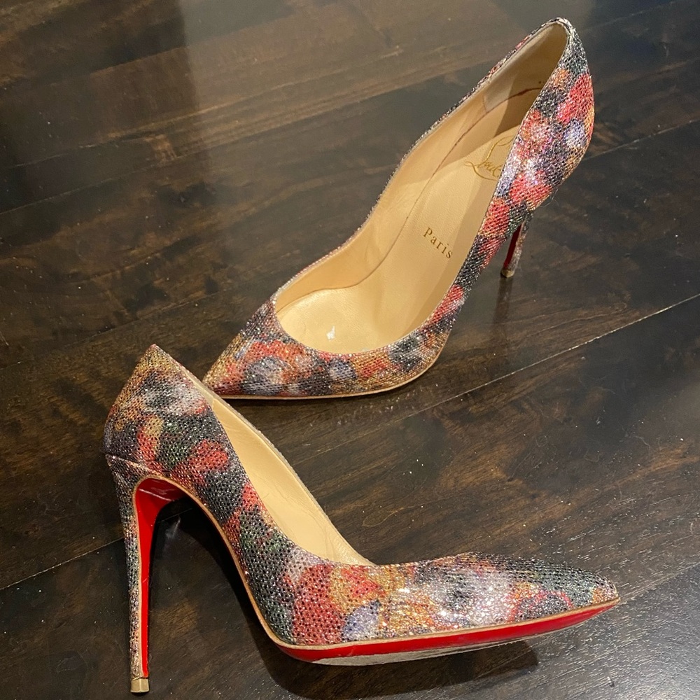 louboutin so kate glitter